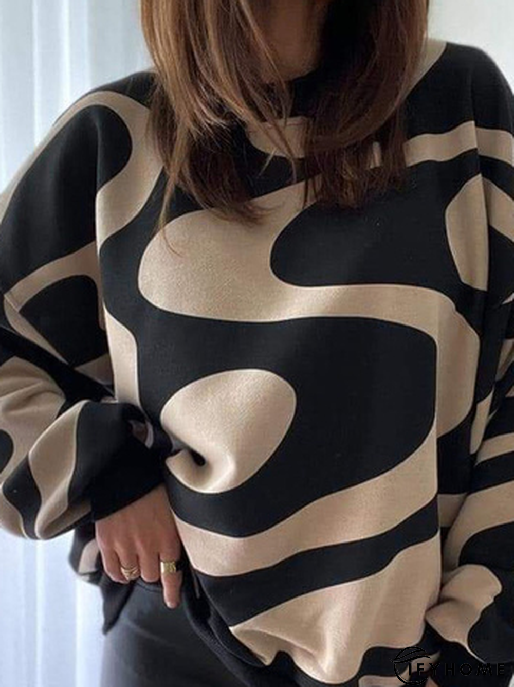 Casual Abstract Sweatshirt | IFYHOME