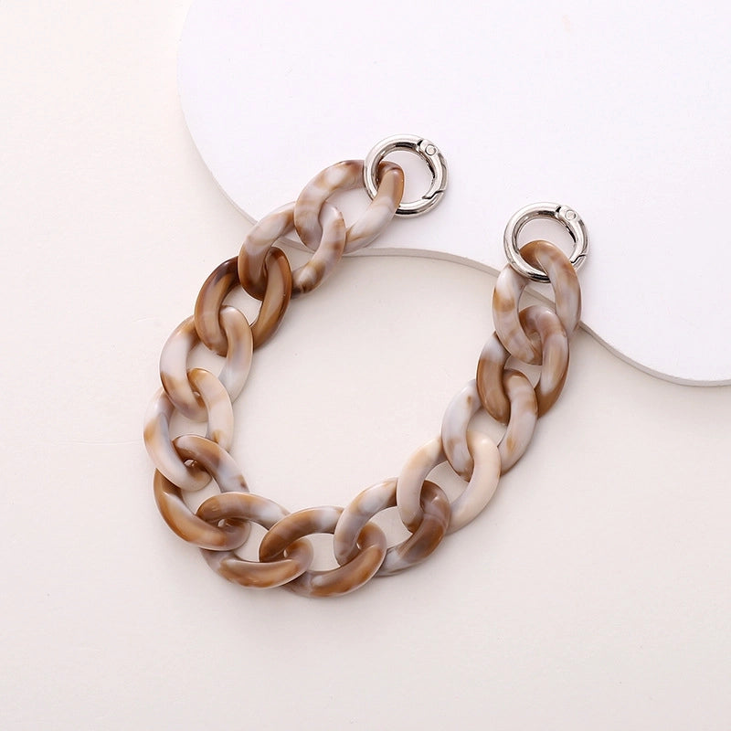 Retro Classic Style Geometric Arylic Mobile Phone Chain