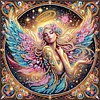 Diamond Painting-DIY Crystal Rhinestone Angel Girl