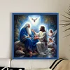 Jesus-11CT Stamped Cross Stitch 45*45cm/17.72*17.72in
