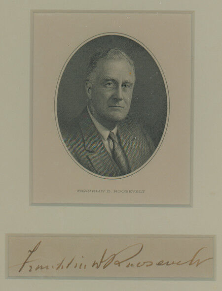 FRANKLIN D ROOSEVELT Autographed Photo Poster paintinggraph - Former US President - preprint