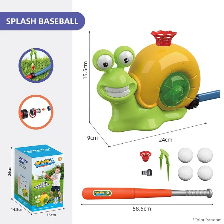 Water Sprinkler Baseball Toy 