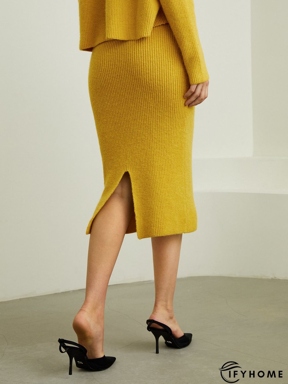 Simple Plain Tight Skirt | IFYHOME