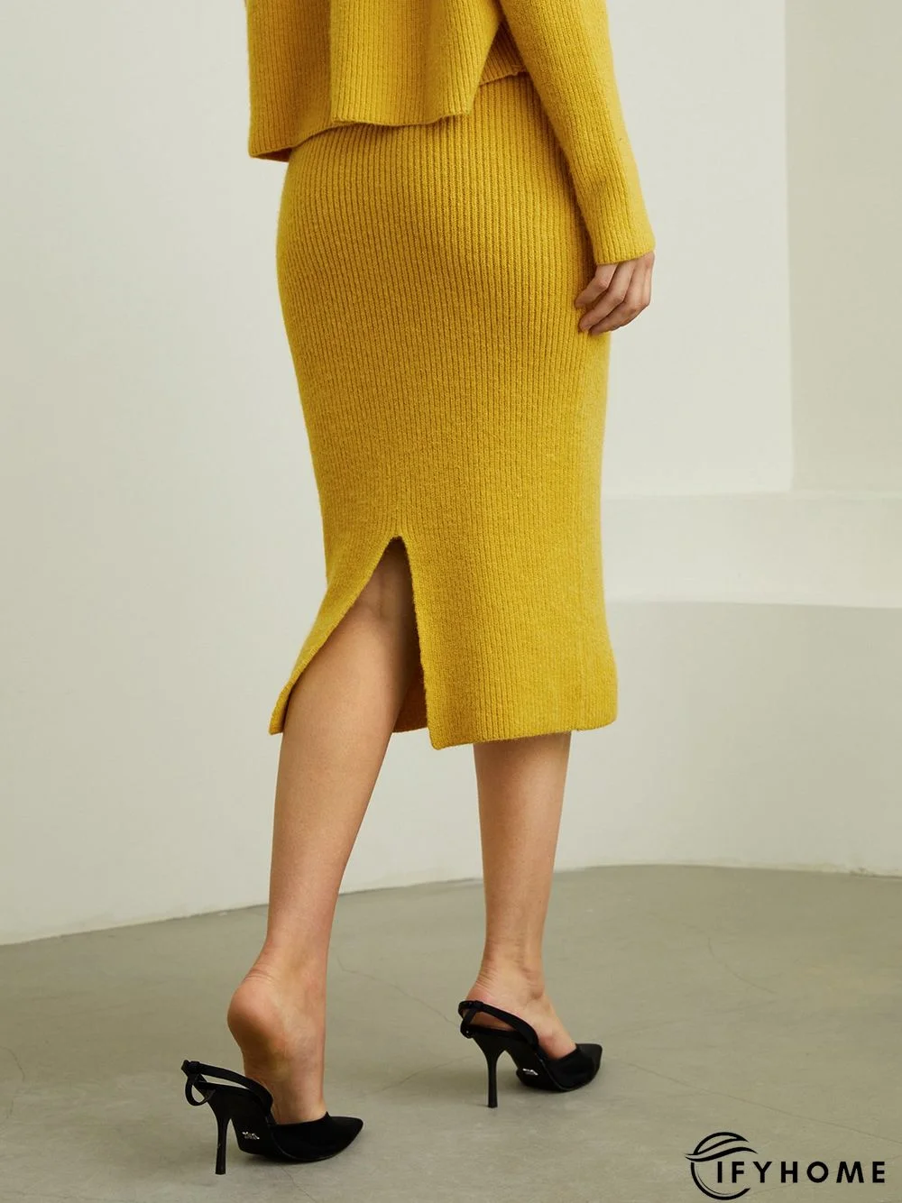 Simple Plain Tight Skirt | IFYHOME