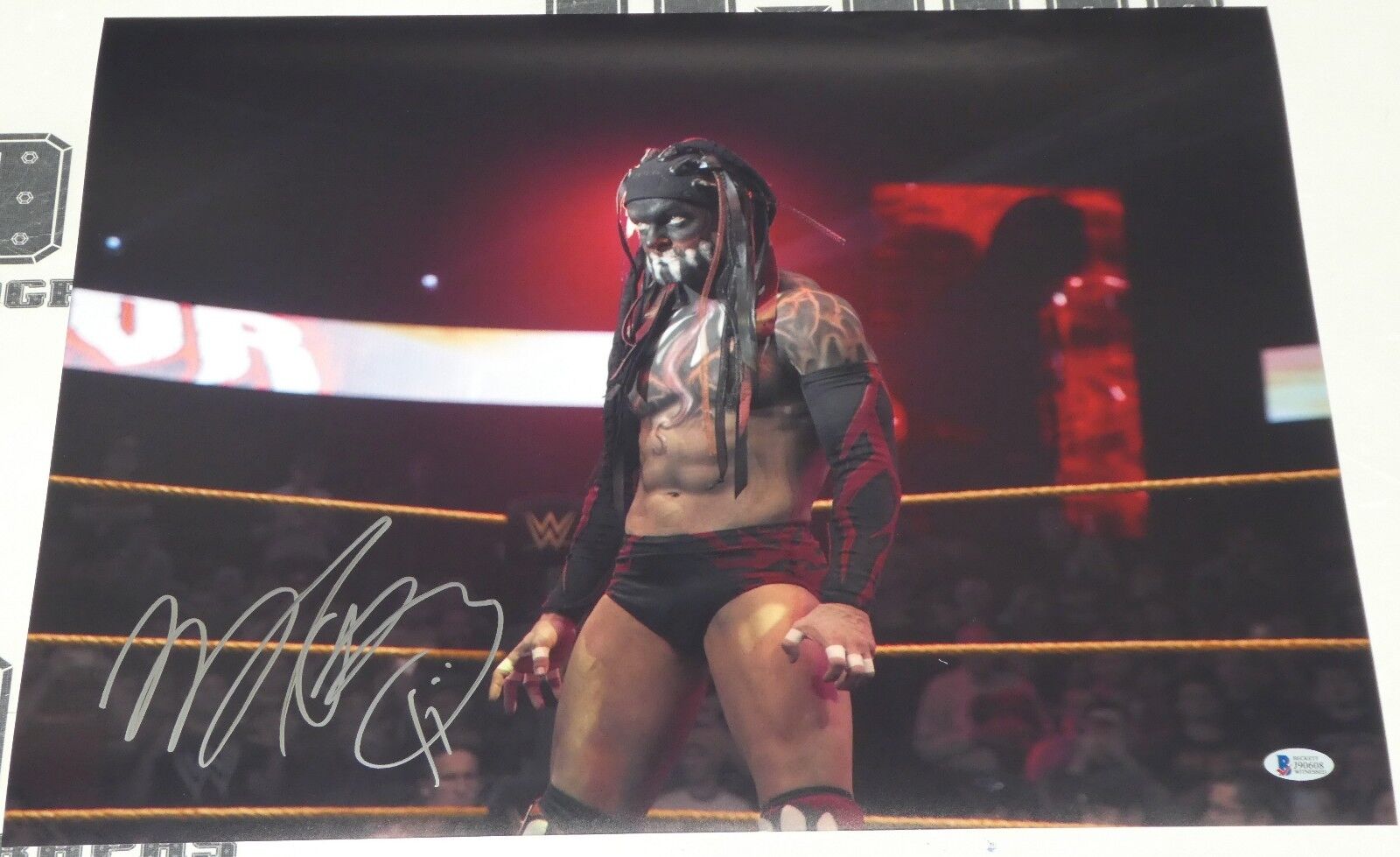 Finn Balor Signed 16x20 Photo Poster painting BAS Beckett COA WWE Demon King Picture Autograph 3