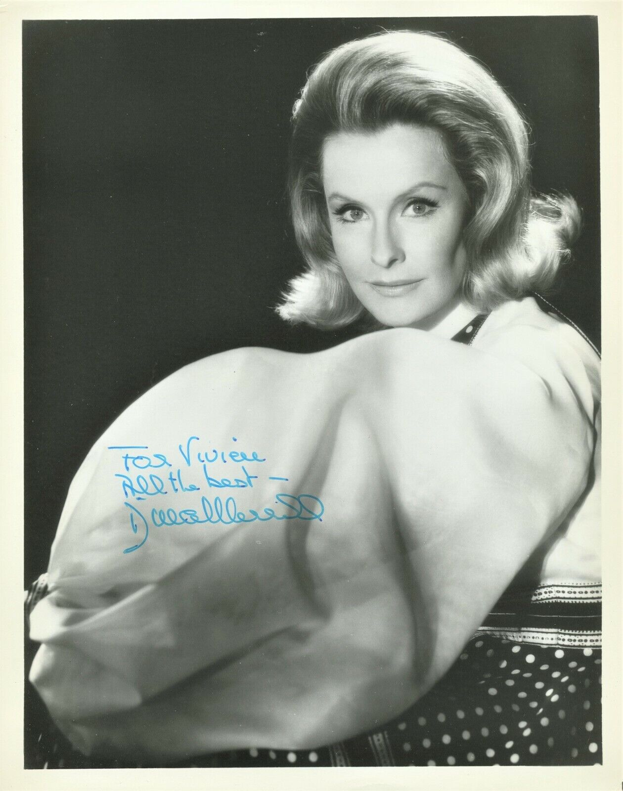 Lovely Vintage DINA MERRILL Signed Photo Poster painting