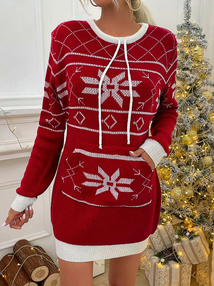 Sweater Dress Outfit With Tights 2 Piece Set Autumn and Winter Sweater Dress for Women