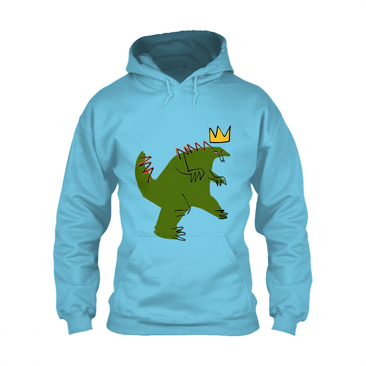 Basquiat discount dinosaur hoodie