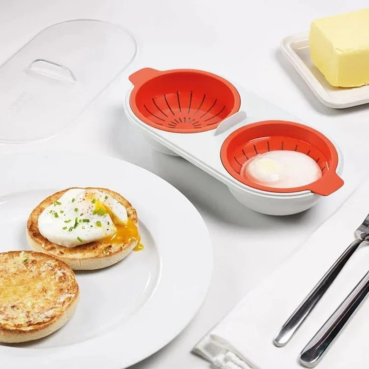 Portable egg cooker for microwave 