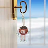 6pcs/set DIY Diamond Painting Chocolate Beans Keychains Kit