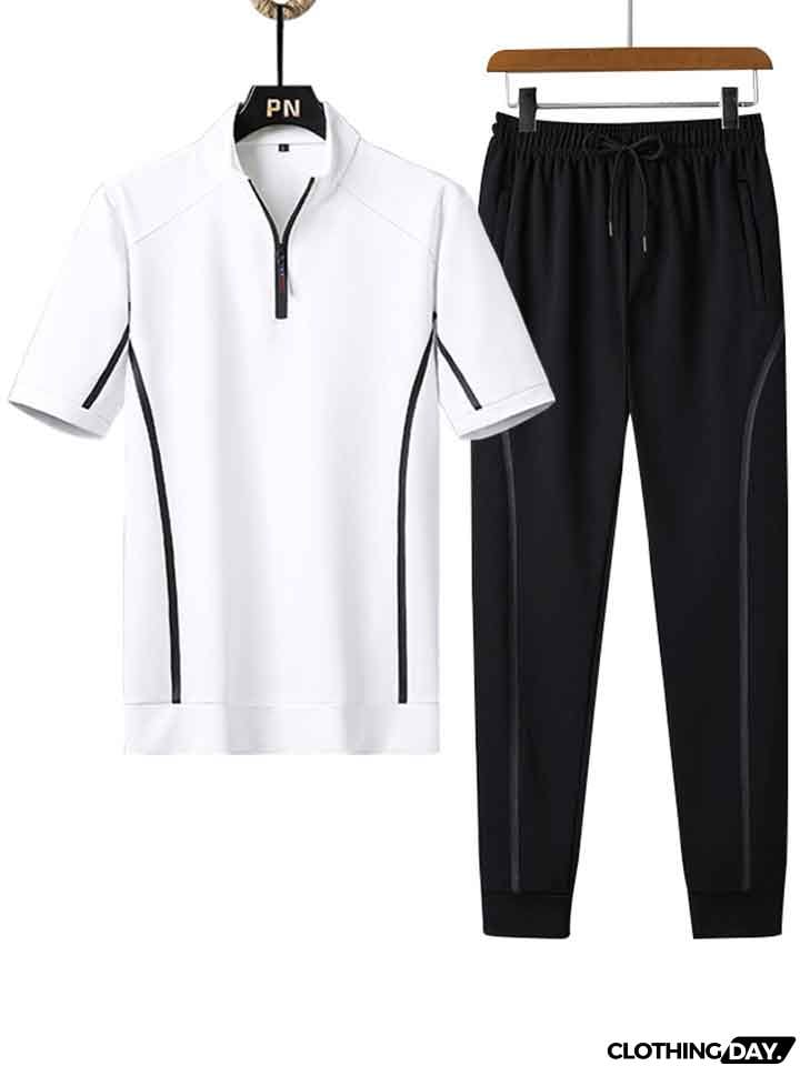 Men's Loose Breathable Short Sleeved Running Sets