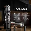 LOOP SK03 Multi-purpose Titanium Alloy Outdoor Lighting Rechargeable LED Mini Flashlight Small Portable Support Fast Charging IP65 Waterproof, Side Light, 10 Modes Mini Flashlight for Camping, Outdoor
