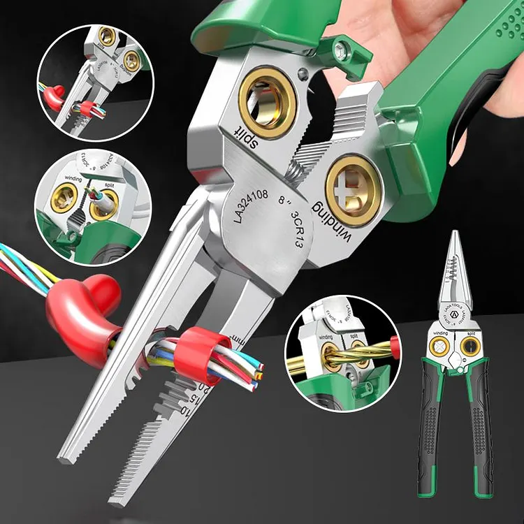 LAST DAY SALE 45% OFF🔥8 in 1 super easy multi-function wire stripping pliers