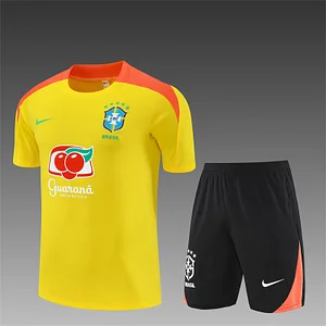 2026 Brazil training yellow football jersey 1:1 Thai quality suit