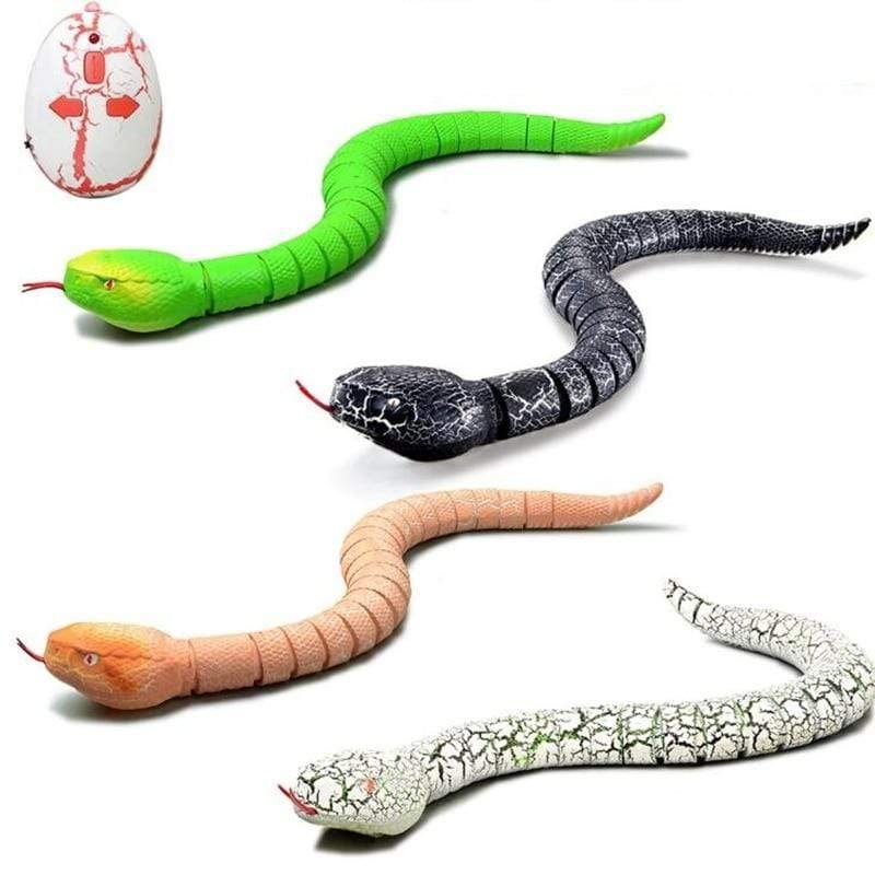Remote Control Snake Cat Toy with Egg-Shaped Infrared Controller