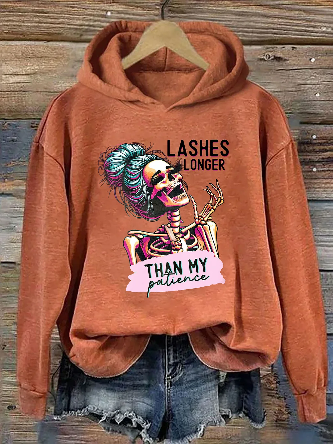 Lashes Longer Than My Patience Hoodie