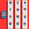 Rainbow Sunflower Diamond Art Monthly Flip Tabletop Calendar January 2027 - December 2027 Small Desktop Calendar Planner for Living Room Bedroom Office Desk Gift Giving