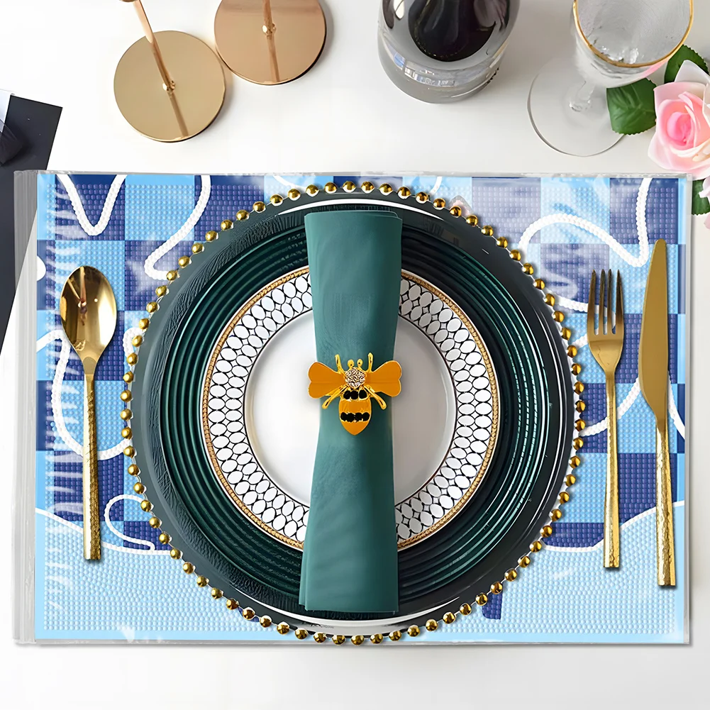 DIY Stitch Diamond Painting Placemat Diamond Crafts Projects for Kids Adults