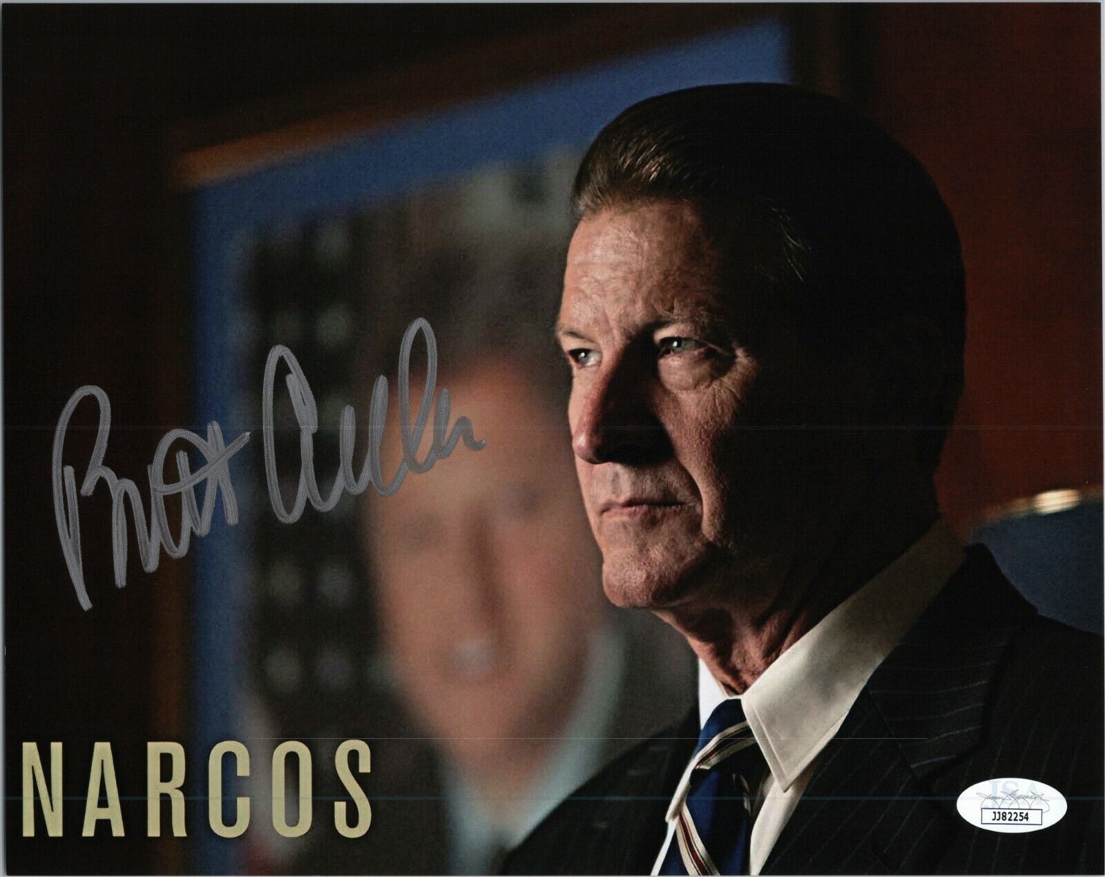 ~ BRETT CULLEN Authentic Hand-Signed NARCOS