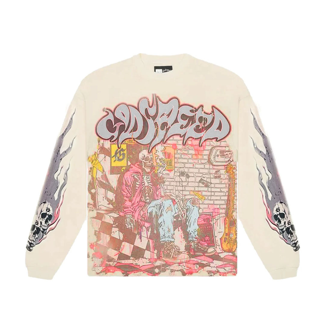 Godspeed Stone Long Sleeve Tee Bone