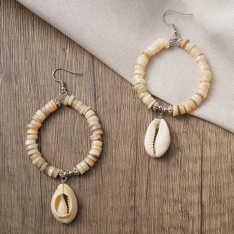 Beaded Nature-Inspired Earrings