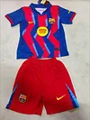 Joyfball 2025/2026 Kids Size Barcelona Fourth Away Football Shirt 1:1 Thai Quality