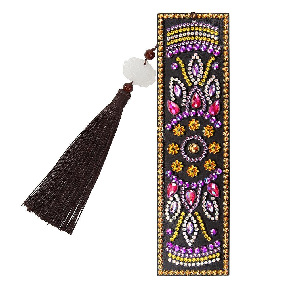 Diamond Painting Leather Bookmark