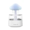 Rain Cloud Humidifier with Water Drops and Rain Sounds - Great for Bedrooms and Large Rooms, Mushroom Waterfall Light, Rain Cloud Humidifier and Diffuser with Colored Night Light