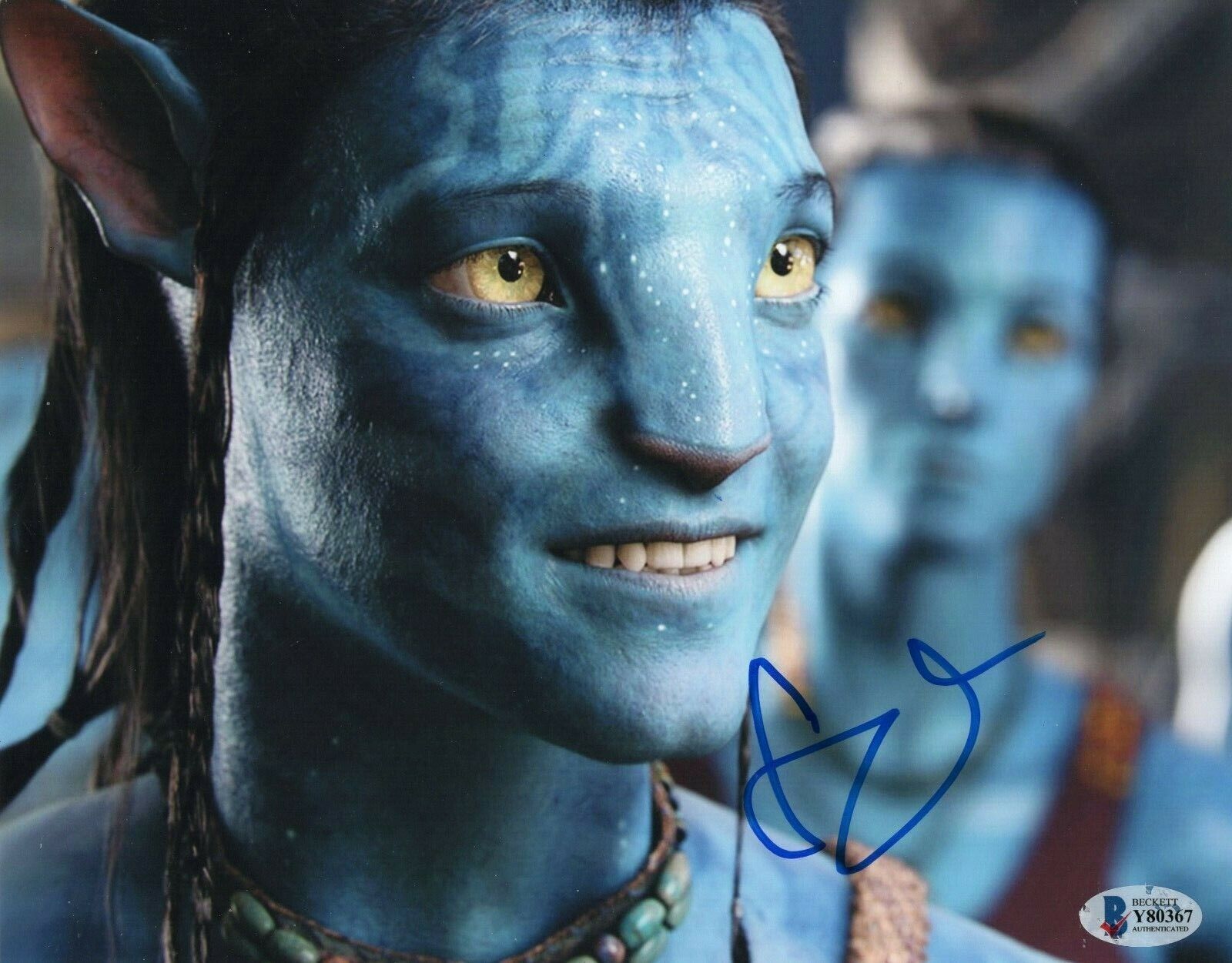 Sam Worthington Signed 8x10 Photo Poster painting Jake Sully Avatar w/Beckett COA Y80367