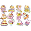 2 Sheets Diamonds Painting DIY Cartoon Animals Sticker