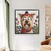 Dog-14CT Stamped Cross Stitch Egyptian Cotton 65*65cm/25.59*25.59in(Big Size) tapestrymarket