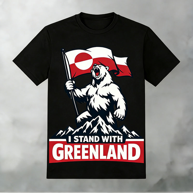 Printed Men's T-shirts That Always Stand With Greenland. artswardrobe