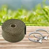 Anti-Scald Camping Tent Stove Chimney Fireproof Ribbon with Adjustable Clamps