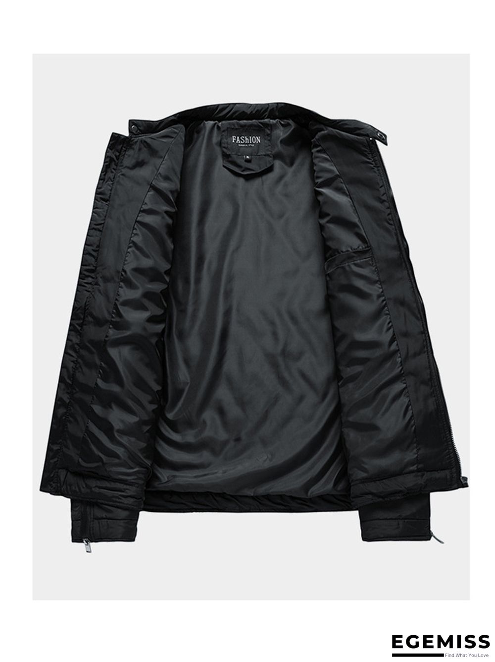 Men's Casual Thin Cotton Solid Color Jacket | EGEMISS