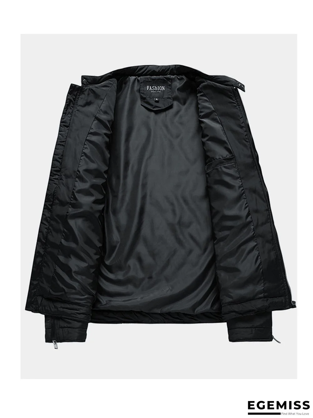 Men's Casual Thin Cotton Solid Color Jacket | EGEMISS