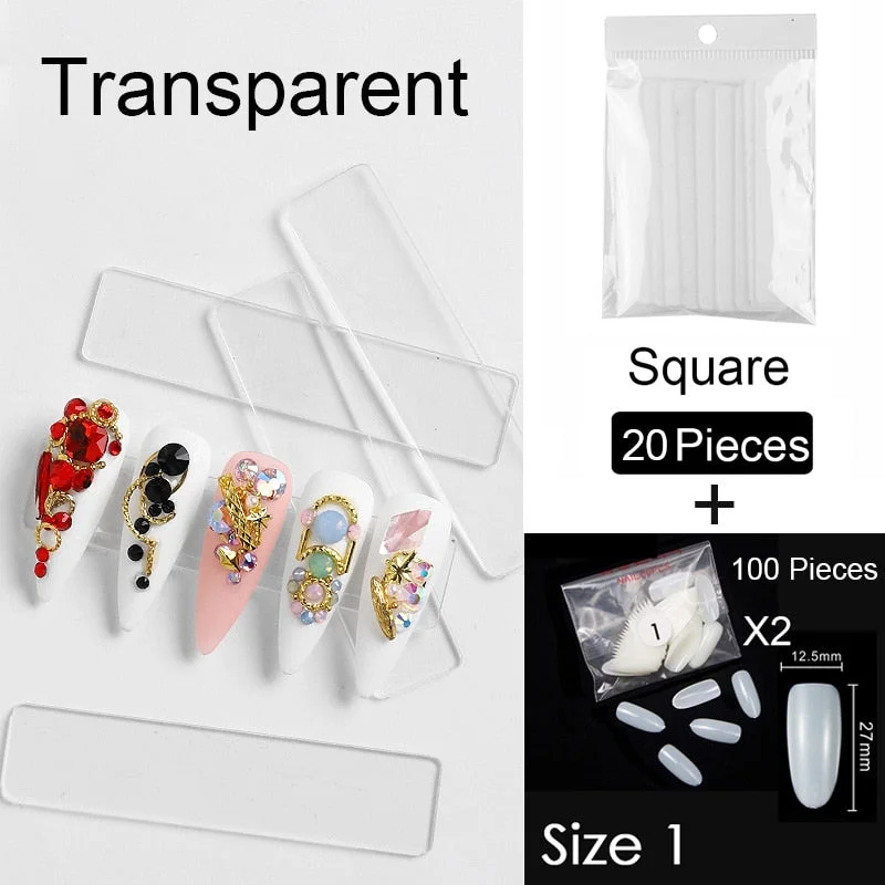 250 PCS Same Size Fake Nails Oval Shape False Nail Tips For Drawing Nail Design Acrylic Full Nails Art Size 0 1 2 3 4 Available-Nail Inspo