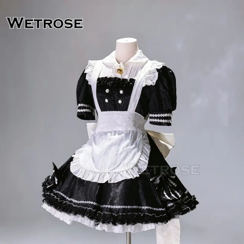 [Wetrose] Pre-Order Arknights Amiya Tea Time Maid Game Outfit Cosplay Costume 