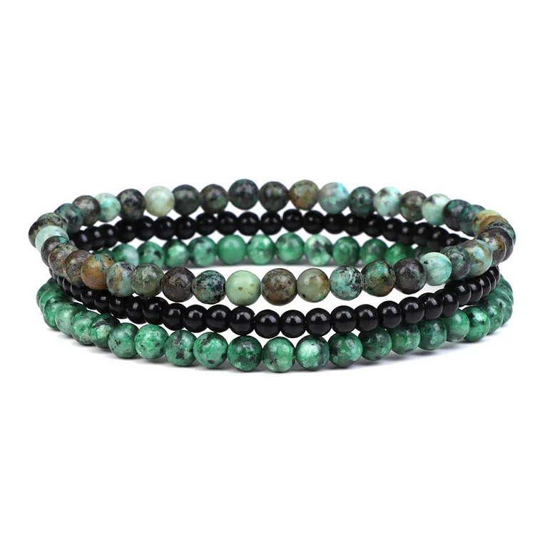 Protection From Negative Energies African Turquoise Bracelet