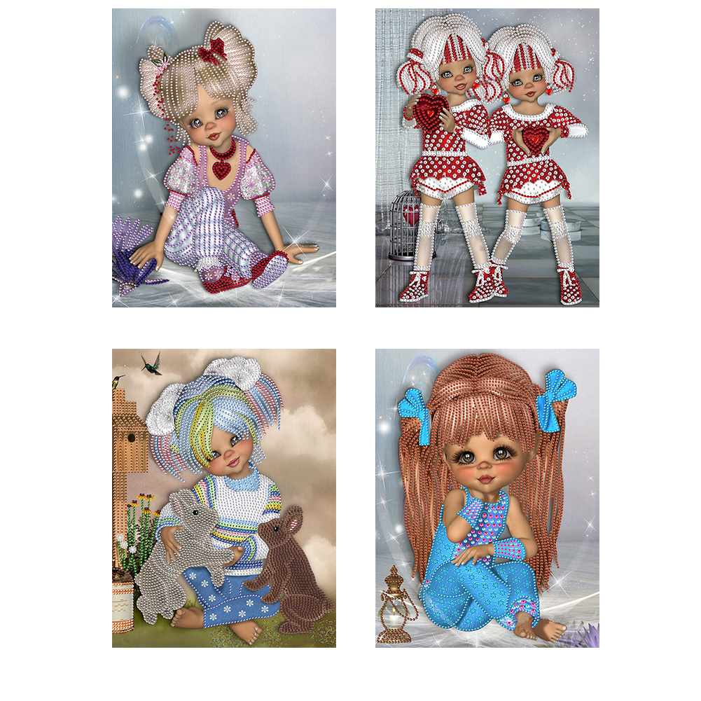 Fairy Girl - Special Shaped Diamond Painting - 30*40CM