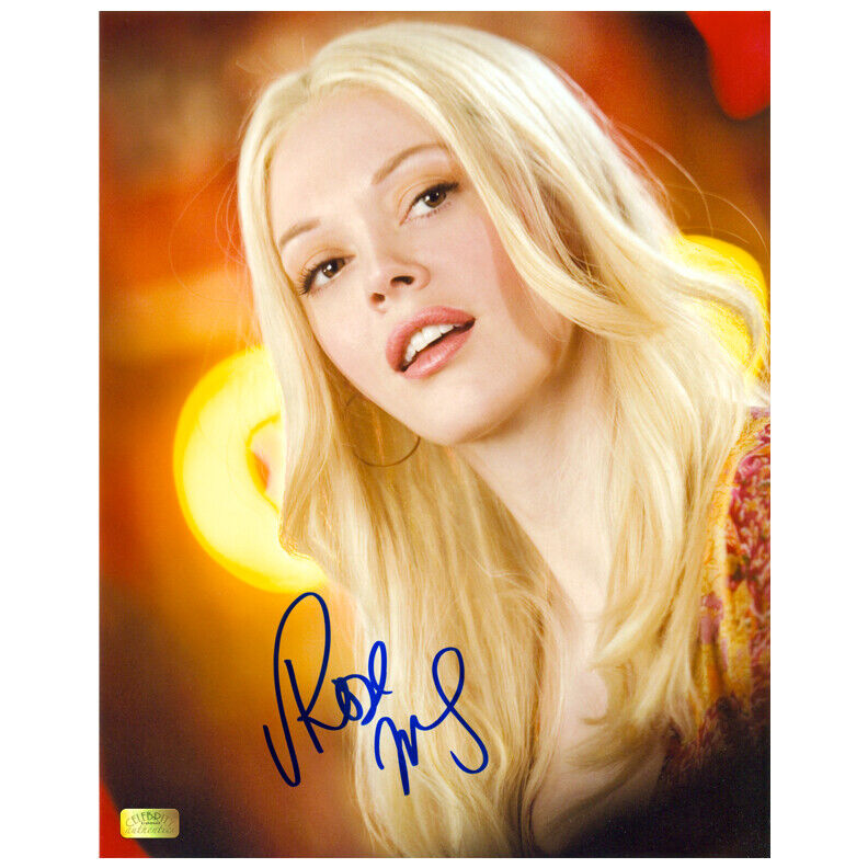 Rose McGowan Autographed Death Proof Pam 8×10 Photo Poster painting