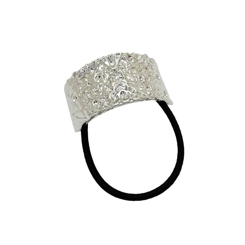 Women’s IG Style Korean Style Irregular Alloy Plating Pleated Hair Tie