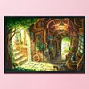 Fairy Tale Forest House-Full Embroidery 3 Strands 11CT Stamped Cross Stitch-58*40CM