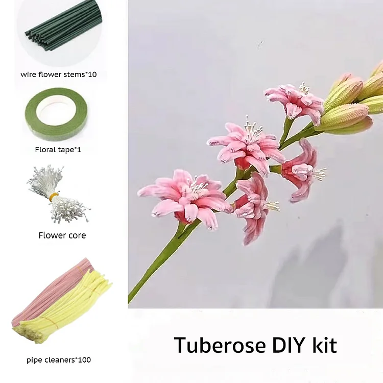 DIY Pipe Cleaners Kit - Tuberose