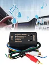Car Audio RCA Converter 12-24V Car Radio Cable High Level To Low Level Converter