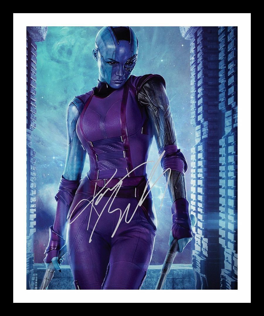 Karen Gillan - Guardians Of The Galaxy - The Avengers Signed & Framed Photo Poster painting