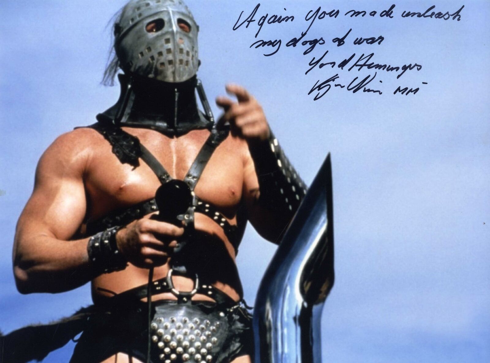 THE HUMUNGUS Kjell Nillson autograph, In-Person signed Photo Poster painting