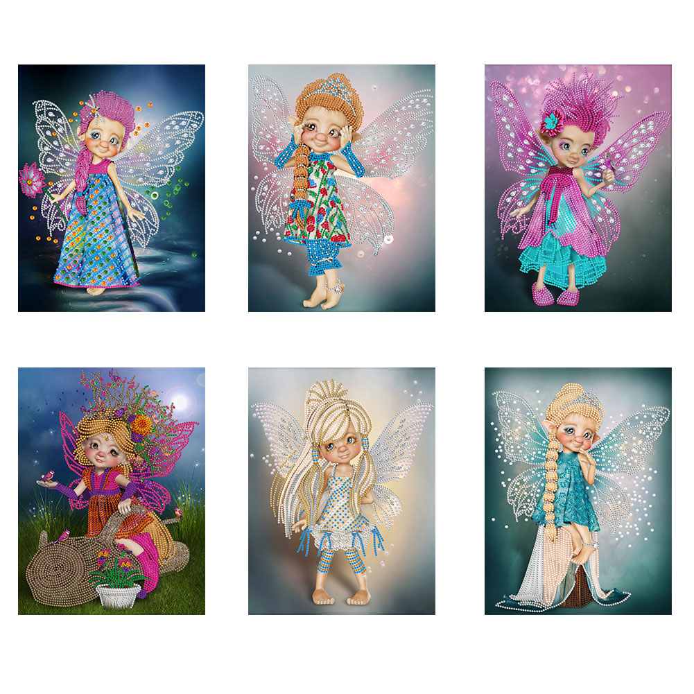 

Fairy Girl - Special Shaped Diamond Painting - 30*40CM, 05, 501 Original