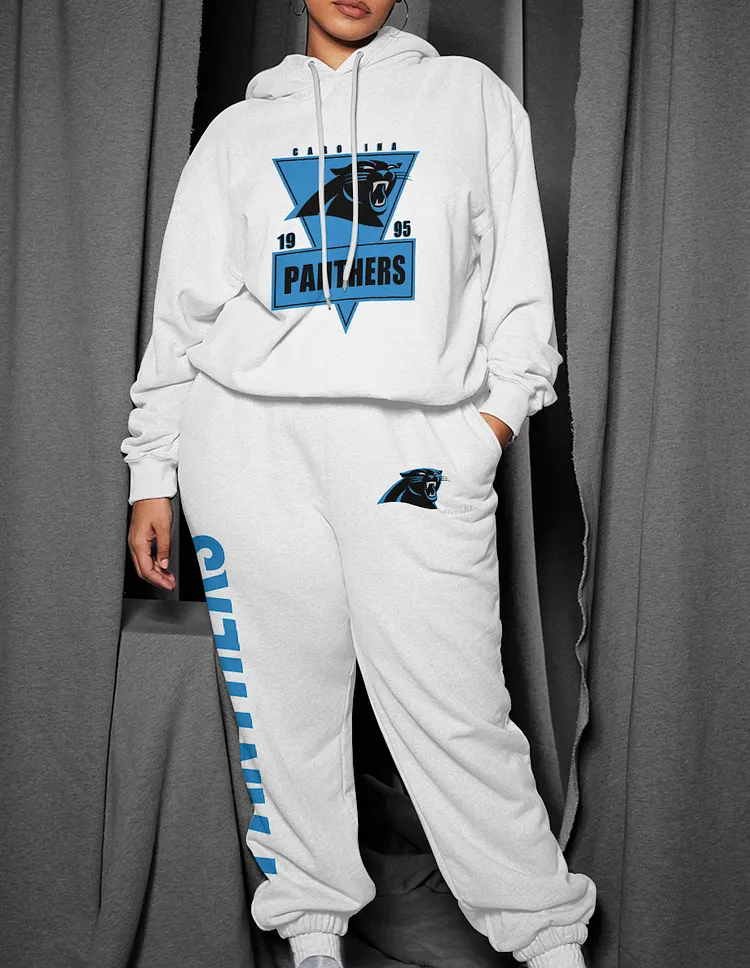  Carolina Panthers 3D Printed Pullover Hoodie And Sweatpant 2pcs Tracksuits