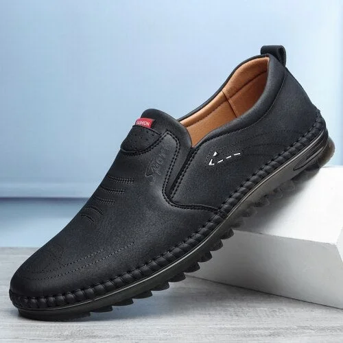 Men's Business Casual Shoes 2021 New Male Driving Loafer Shoes Breathable Men's Designer Sneaker Rubber Sole Sewing Shoes