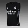 Joyfball 2025/2026 Real Madrid pre-match training Black Jersey+Shorts  1:1 Thai Quality